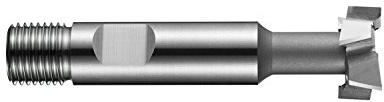 Dormer C80018.0X10.0 Cobalt Hochgeschwindigkeitsstahlschaft T-Nut-Fräser, helle Beschichtung, Kobalt-Hochgeschwindigkeitsstahl, 18 mm Kopfdurchmesser, 15 mm Rillenlänge, 45,7 cm Fräserdurchmesser