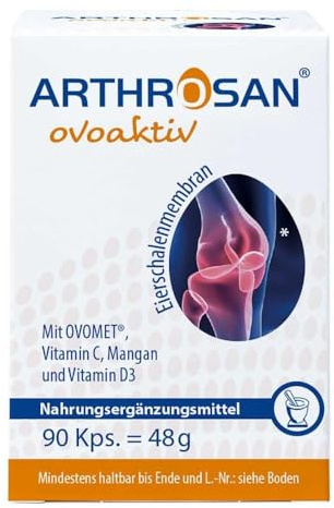 ARTHROSAN ovoaktiv Eierschalenmembran, 90 Kapseln, 48g