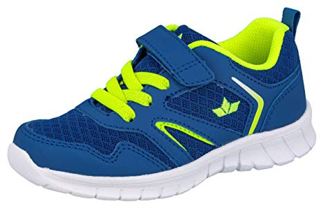 Lico 590302 Bambino Scarpe da Ginnastica, Blau/Lemon, 37 EU
