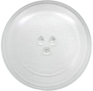 Wagtail - Plato para microondas universal de diámetro 270 mm, Plato giratorio de cristal para microondas con 3 fijadores. (27 cm)