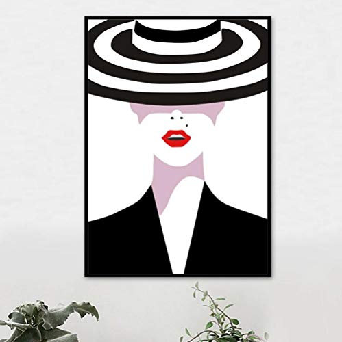 XUSANSHI Wandbilder Wohnzimmer Charakter Mädchen Leinwände Print Wand Kunst Hause Büro Schlafzimmer Dekor No Frame 40x50 cm