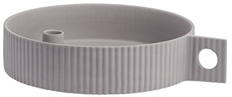 Storefactory [W] [W2023/02] LIDABY Large Light Grey Candlestick