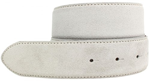 BELTINGER Gürtel aus Veloursleder ohne Schnalle 4 cm | Velour-Ledergürtel für Damen Herren 40mm | Wildleder-Gürtel 4cm