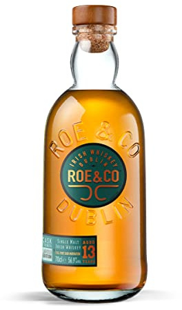 Roe & Co 13 Jahre Full Port Maturation, Single Malt Irish Whiskey, Cask Strength Edition, 56,9% vol, 700ml Einzelflasche