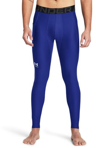 Under Armour Men's HeatGear Armour Leggings, 400 Blue, LG