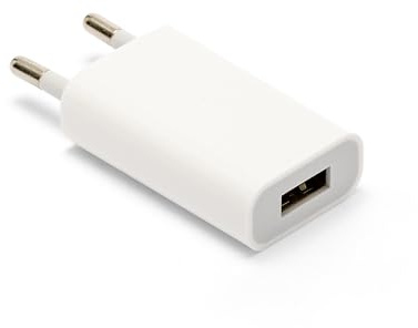 Cargador de Pared Universal de 220 V, Cargador USB de Pared, 5 V, 1 A, Color Blanco