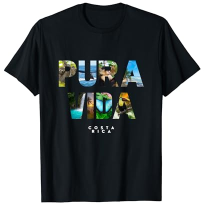 Urlaubs-Souvenir mit Tieren aus Costa Rica T-Shirt