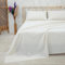 Vency Set Lenzuola Matrimoniali Cotone Beige 4 Pezzi - Completo Lenzuolo con Angoli matrimoniali Maxi 180x200cm, Lenzuolo Sopra e 2 Federe 50x80cm