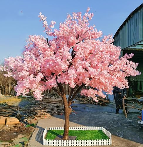 Albero di ciliegio artificiale, splendido albero dei desideri fai da te, decorazione per casa e ufficio, decorazione per interni con albero di seta artificiale per soggiorno