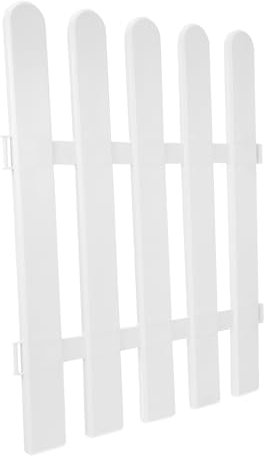 CIYODO Clôture de Chemin Clôture Décorative Blanche Clôture de Jardin Polyvalente pour L'extérieur Et Les