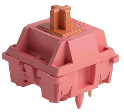 Akko Interruptor Lineal de Palisandro MX para Teclado Mecánico - 5 Pines 40gf para Kit de Bricolaje/Barebones (45 Piezas)