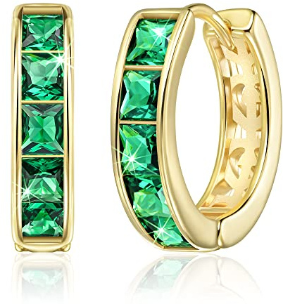 Linawe Kleine Creolen, Piercing Ring Helix Ohrhänger, Nickelfreie Schmuck Damen, Gold Rosegold Silber Mini Creolen Ohrstecker