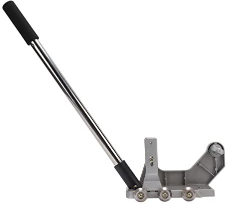 Support Réglable pour Nettoyeur de Joints de Carrelage pour Meuleuse D'angle, Support en Alliage D'aluminium avec Poussoir Manuel, adapté à 100 Meuleuses D'angle, Outil de