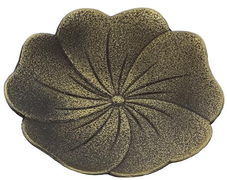 NUOBESTY Tintenschale Aus Metall Mit Bronze-Finish Verziert Mit Kirschblütenmotiv Für Kalligrafie-übungen Und Mischen Von Handpoliert Für Robustes Und Edles Finish