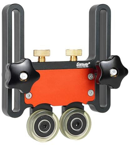 Table Saw Push Block, Bearing Roller Featherboards Feather Boards for Table Saw Router Tables Band Saws Jig Guide Table Saw Accessories