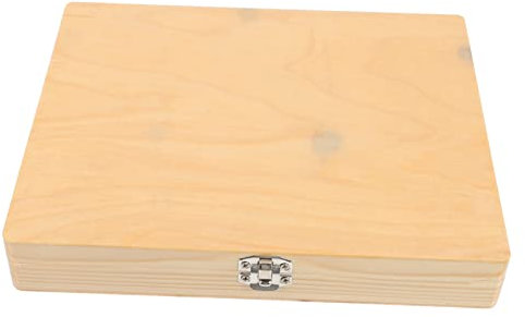 GLEAVI Holzkiste Für Mikroskop-objektträger Fach Unterteilte Aufbewahrungsbox Aus Hochwertigem Holz Nummerierte Fächer Für Präzise Identifizierung Für Labore Und Schulungen Mit