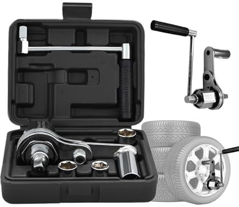 Generisch Kraftsparender Schraubenschlüssel - Drehmomentverstärker-Set | Reifenwechsel-Kit Mit Stecknüssen & Radmutternentferner Für LKWs & Wohnmobile