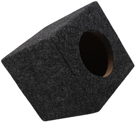 ABOOFAN Scatola per Altoparlanti in Legno Quadrata per Auto e Camion Fornitura di Ristrutturazione per Impianto Audio Installazione Rapida e Facile