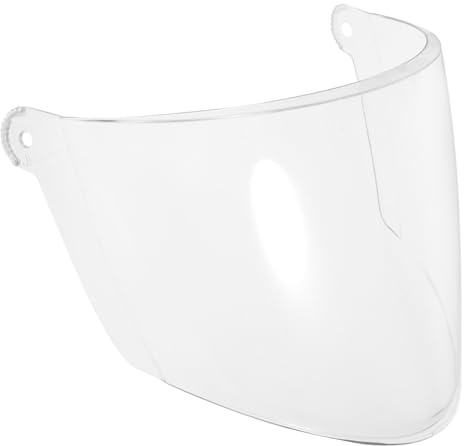 Warmhm Lentille de Casque Moto en PC Bouclier Protecteur Transparent, Visière de Protection Résistante pour Équipements de Moto, Conduite Extérieure