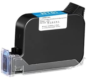 DFYOULMZ Cartouche d'encre solvant Compatible avec Les imprimantes à Jet d'encre 2588, 2580, JS12 et JS10(Blue Ink)
