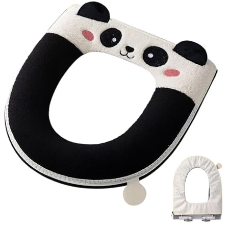 per sedile WC, invernale per vasino con panda in stile cartone animato, copertura ergonomica per bagno, hotel, doccia, appartamento, camera dei bambini, dormitorio