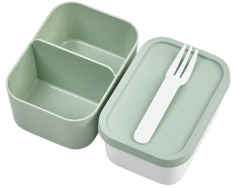 Mepal Bento-Einsatz für Lunchbox Take a Break Midi | Nordic Sage | praktischer Facheinsatz für getrennte Aufbewahrung | BPA-frei | spülmaschinenfest | ideal für Snacks & Meal Prep
