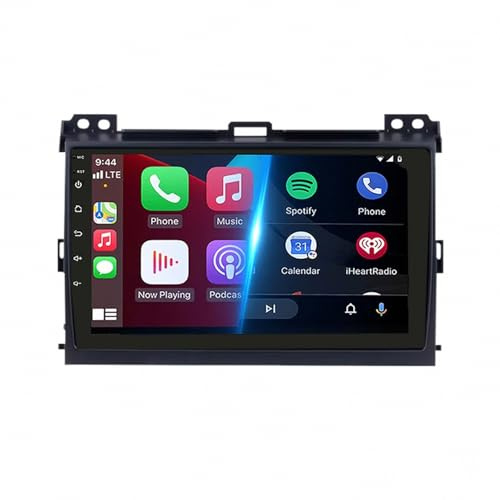 Autoradio Gps Navigazione Stereo 2 Din per Toyota Land Cruiser Prado 120 2004-2009 Touchscreen Stereo Auto Bluetooth con Schermo, Radio Auto con Mirror, 4 Nucleo 2G+32G