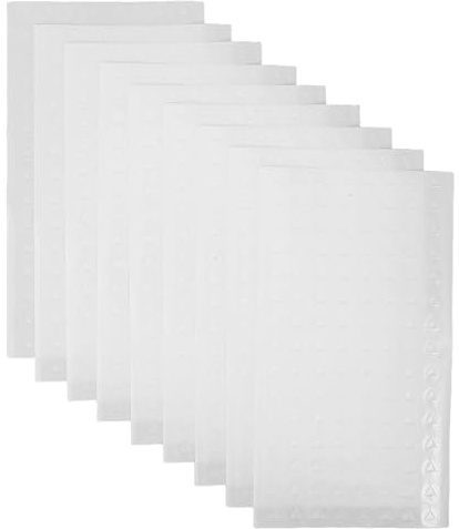 HOMSFOU Braille, Adhesive Triangle BOPP Labels 1000pcs Safety Self-Adhesive Tactile Warning Markers for Household Items Boxes Public Areas, Visually Impaired Users Use Daily