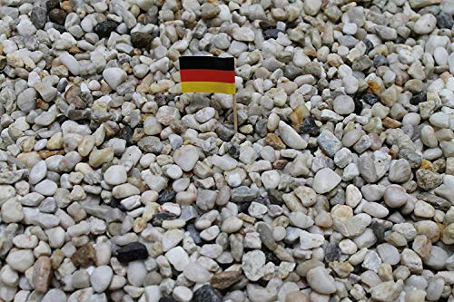 Doubleyou Geovlies & Baustoffe 1kg bis 30 kg Aquariumkies Quarzkies abgerundete Körnung 8,0-16,0 mm (10 kg)
