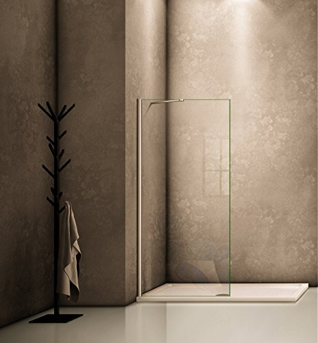 AICA 60x200cm Walk in Duschwand Duschtrennwand 8mm Easy-clean Nano Glas Duschabtrennung