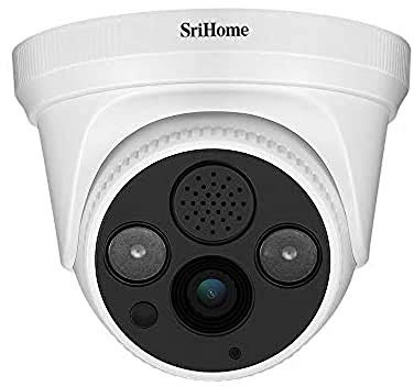 Sricam Italia Italia SriHome SH030 WiFi IP-kamera trådlös infraröd 3,0 megapixel HD IR Cut ONVIF P2P stöd SD-ljud, 1 styck (1-pack)