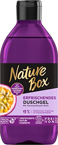 Nature Box Erfrischendes Duschgel mit Passionsfrucht-Duft, 250 ml