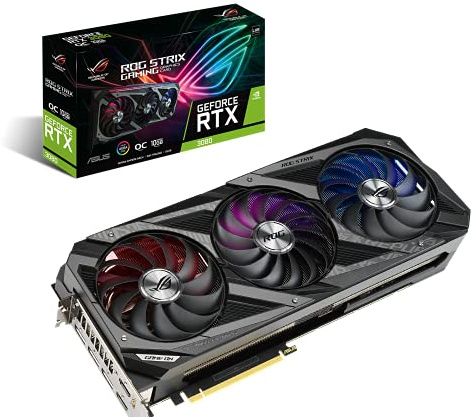 ASUS ROG Strix NVIDIA GeForce RTX 3080 V2 OC Edition - Carte graphique de gaming (PCIe 4.0, GDDR6X, LHR,
