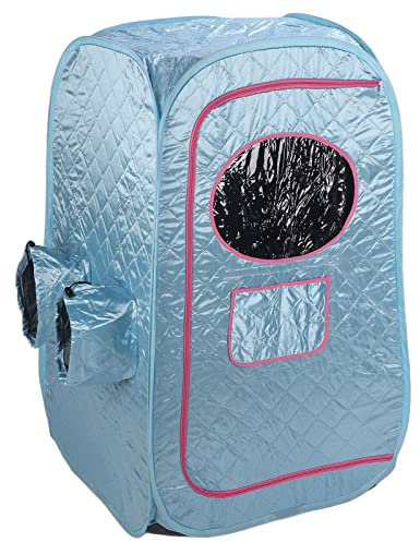 Portable Steam Sauna, Foldable Lightweight Personal Steam Sauna for 1 Person or 2 Person, Full Body Home Sauna Spa Tent Steam Sauna Set Body Slimming Bath with Storage Bag for Relaxation at Home