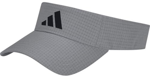 adidas Golf Standard Golf Tour Visor, Grey Three, OSFM