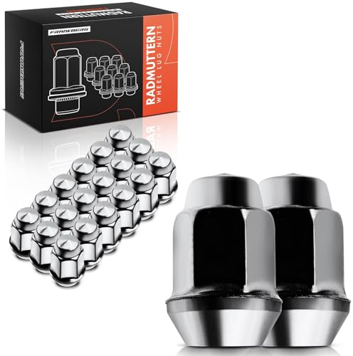 Frankberg 20x Tuerca de rueda Compatible con Aveo Cruze HHR Malibu Orlando Trailblazer Trax Amperiosera GT Mokka/Mokka X 1.2L-4.2L 2005-Hoy 09594682