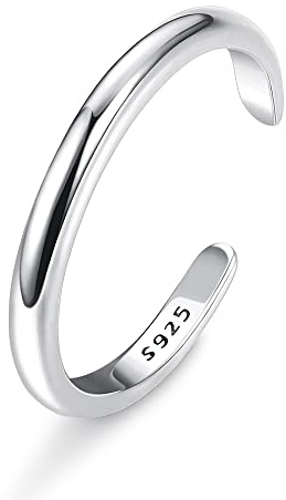 ORAZIO S925 Anello Piede in Argento Sterling per Donne Freccia Infinita Vintage Nodo Celtico Margherita Fiore Anelli da Punta Regolabili Anelli da Punta Estate Spiaggia Piedi Set Gioielli