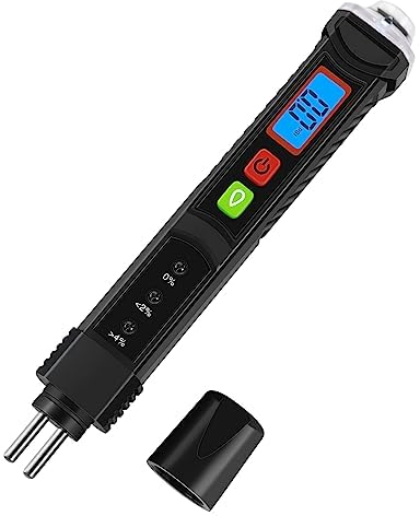 ATsafepro Digitaler Luftdruckprüfer 150PSI Bremsflüssigkeitstester Stift 2 in 1,Tragbarer Reifendruckprüfer 4 Einstellungen für Auto LKW Fahrrad Bremsflüssigkeit Teststreifen für DOT3 DOT4 DOT5.1