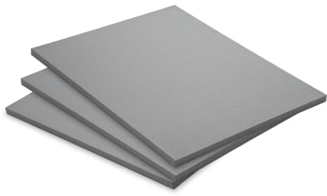 Kalziumsilikatplatte [500x300x60 mm | 3 Stück] - Dämmung Verkleidung Öfen & Kamine - Dämmplatte Klimaplatte niedrige Wärmeleitfähigkeit - 1.000 °C hitzebeständig - Wärmedämmplatte