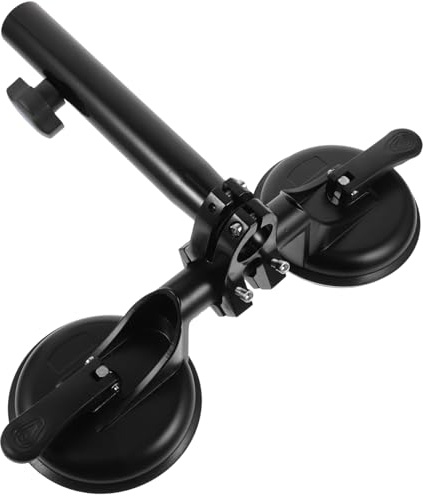 IWOWHERO Fahnenmasthalter Auto Metall Robuster Fahnenhalter Mit Saugnapf 13X10X5 Zoll Dachbefestigung Für Fahrzeugflaggen Für Offroad Und Alltag