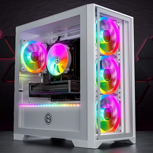 GameMachines Trinity Snow Edition - Gaming PC - AMD Ryzen 7 5700X - GeForce RTX 5070-1TB SSD - 16GB DDR4 - WLAN - Win 11 Pro