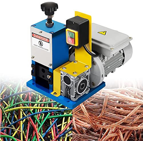 XCSCUK Powered Electric Wire Stripping Machine,Portable Wire Stripper Cable Stripper,for Scrap Cable Copper Recycling