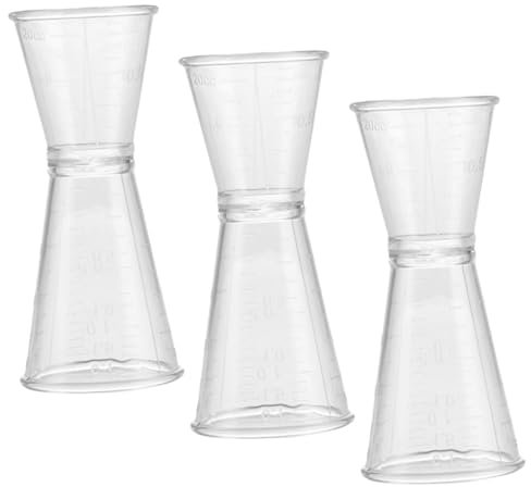 MAGICLULU 3piezas Jigger Doble De Vaso Medidor De Coctelería Para Bar Competición Precisión