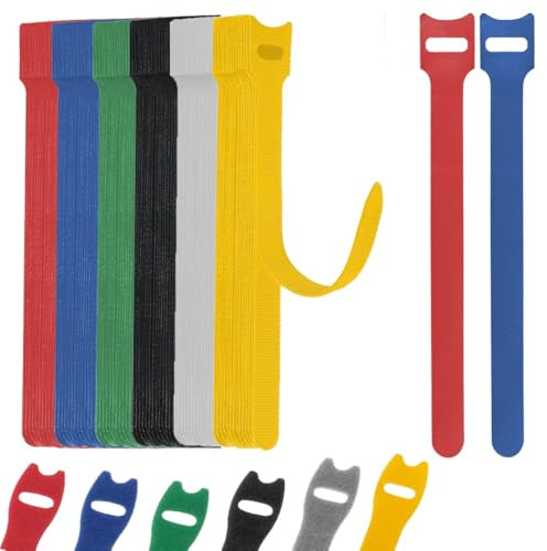 Cable management advantage set, 60 pieces cable holders and 5 pieces cable ties. ZWERKZEUG® cable holder cable clips self-adhesive with strong 3M adhesive, cable ties available in set