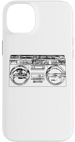 Old School Rap Ghettoblaster Retro Stil 80er Hiphop Musik Hülle für iPhone 14 Plus