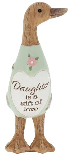 Shudehill Giftware Mini Sentimental Duck Collection for Mum, Nan, Sister, Family and more - A cute little gift to someone special (Daughter)