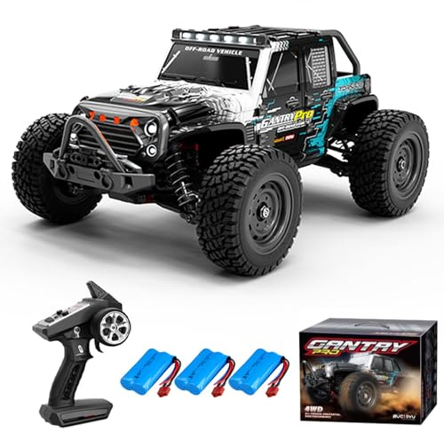 Teeggi Ferngesteuertes Auto 70km/h für Erwachsene, 1:16 Bürstenloser Motor RC Hohe Geschwindigkeit Offroad Drift Rennauto, 4WD Off Road Race Buggy(16103Pro)