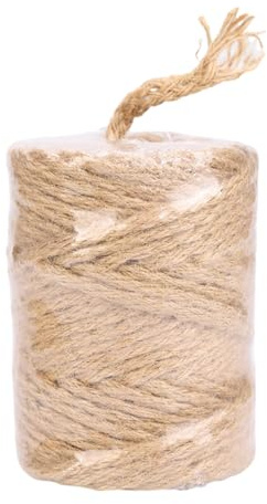 Ddujbtp Cuerda multiusos de fibra natural resistente para jardinería, tejer, manualidades, organización del hogar y envoltura de cuerda