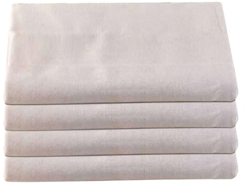4PCS 50x50cm Unbleached Cotton Muslin Cloth, Reusable Cheesecloth for Straining Nut Milk, Juice, Tea, Cooking, Home Brewing Filter Bag