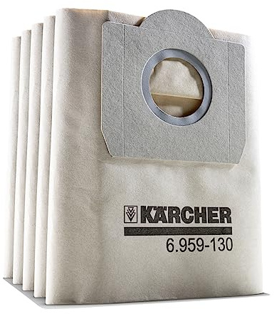 Karcher Vacuum Cleaner Paper Filter Bags - 5 Pack (A 2204, A 2234 PT, A 2534 PT)